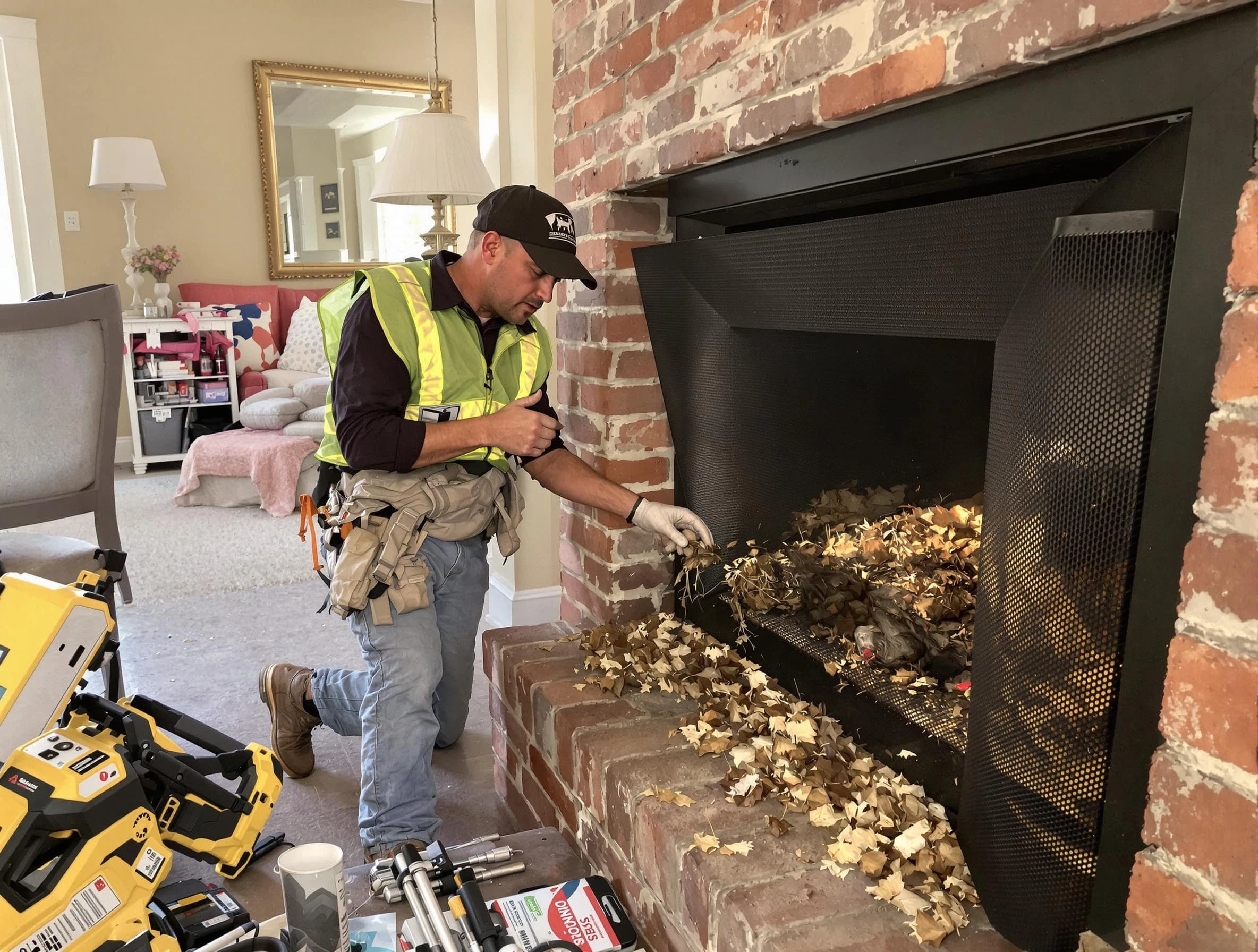 Safe screening installation by North Plainfield Chimney Sweep in North Plainfield, NJ