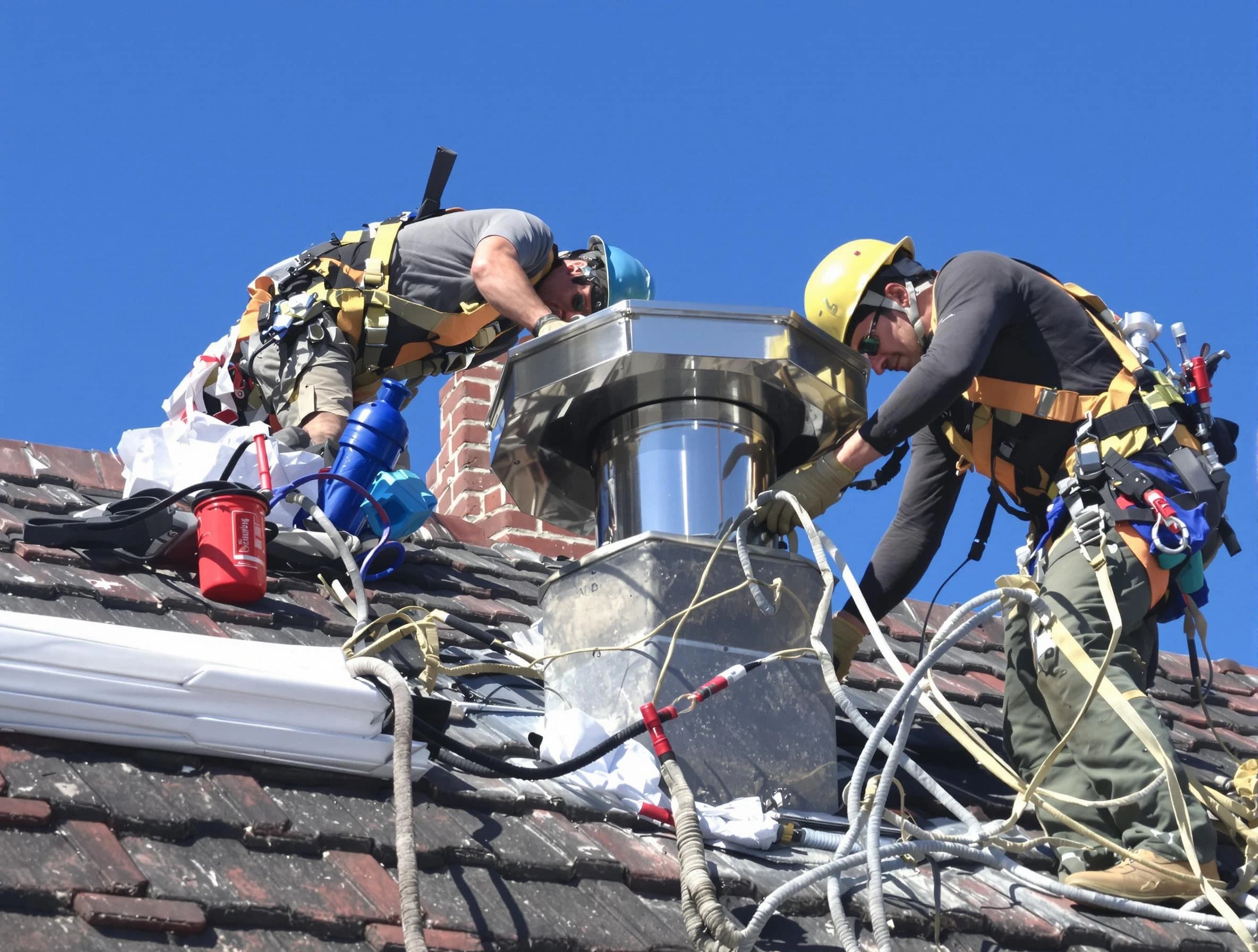 Protective chimney cap installed by North Plainfield Chimney Sweep in North Plainfield, NJ