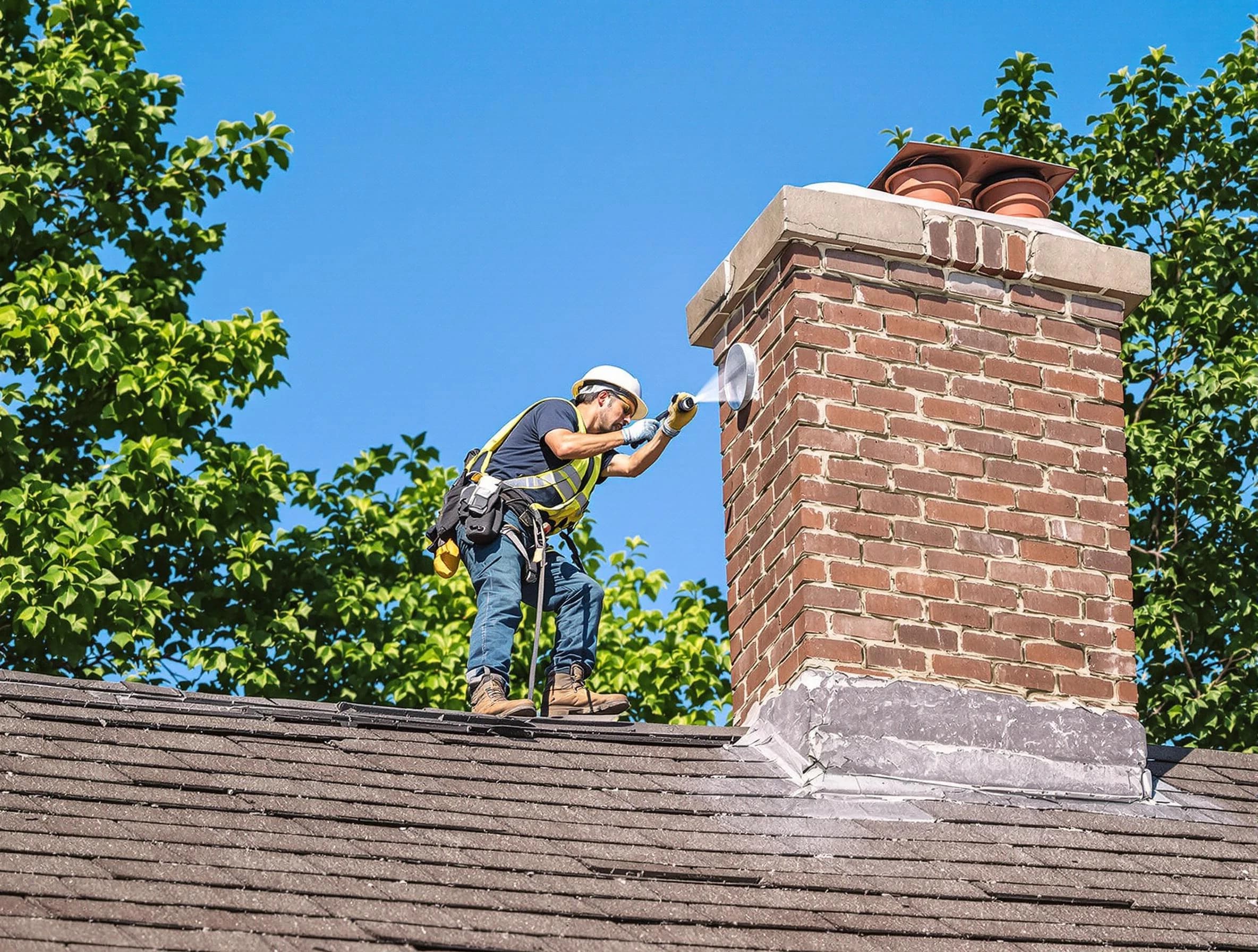 North Plainfield Chimney Sweep performing an inspection with advanced tools in North Plainfield, NJ