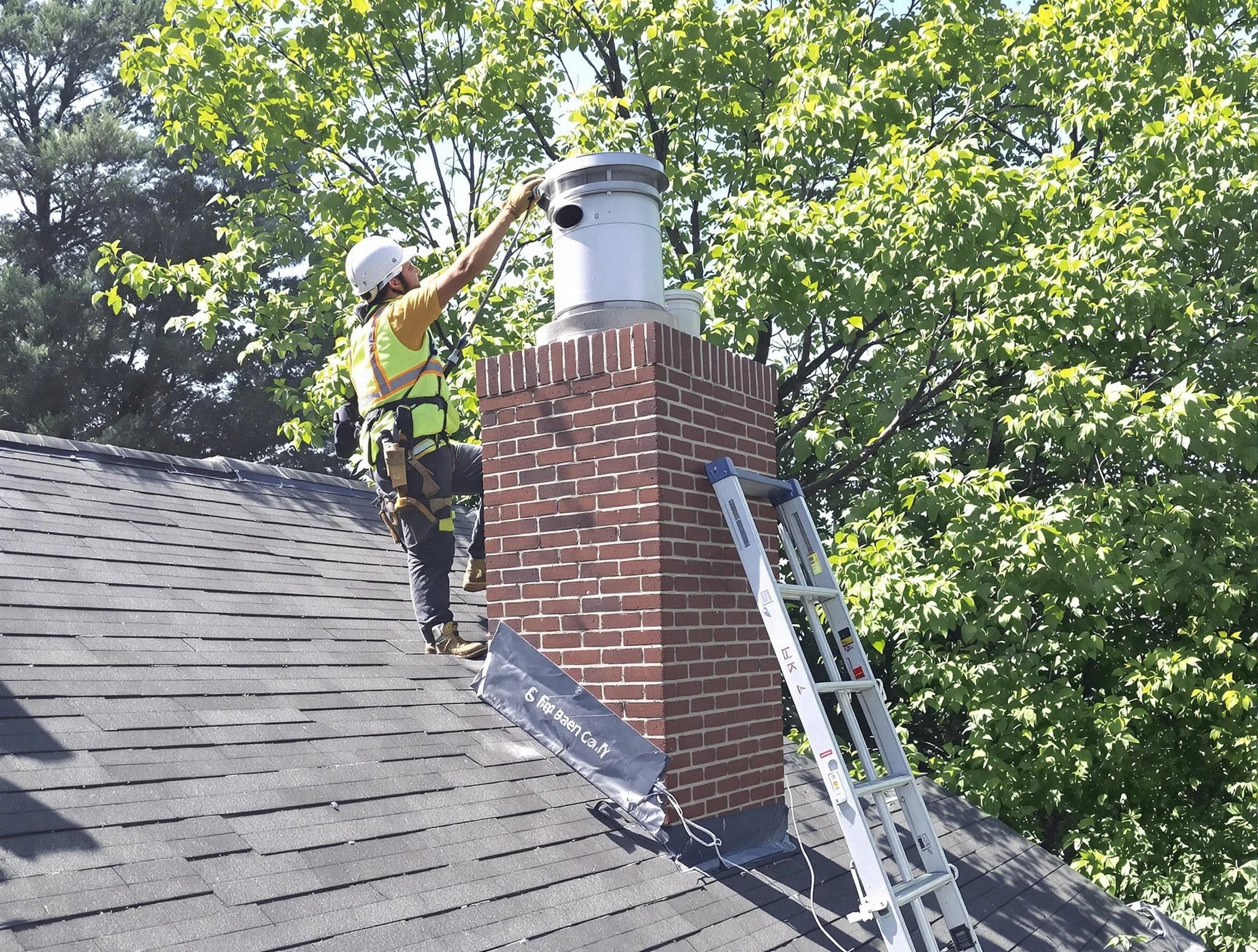 Chimney liner inspection by North Plainfield Chimney Sweep in North Plainfield, NJ