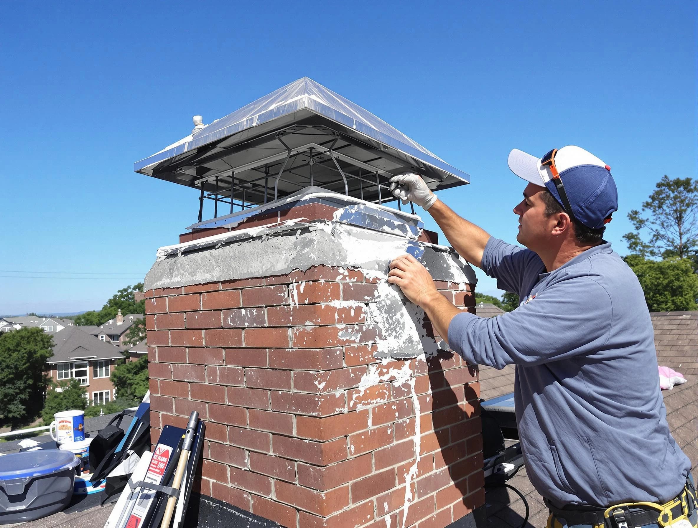 Chimney Crown Services service in North Plainfield, NJ